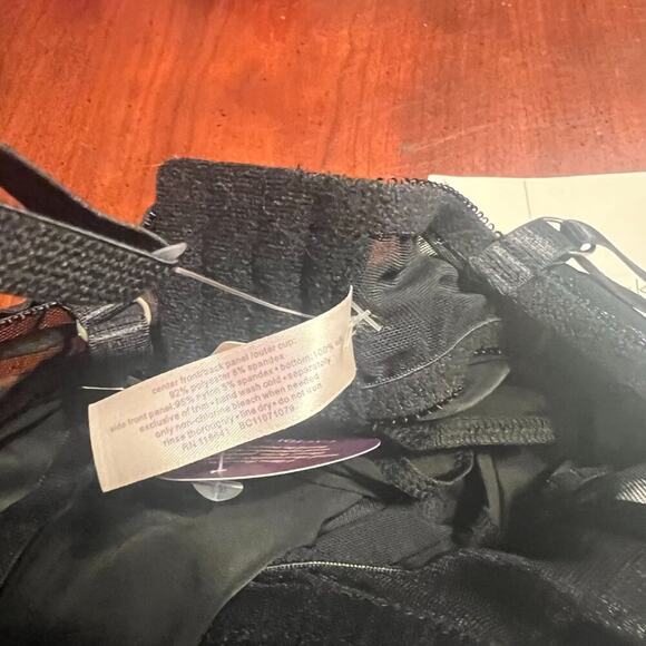 Cacique Seriously Sexy Collection Teddie and Panty Set Black 18/20 Feminine Goth - Picture 12 of 16